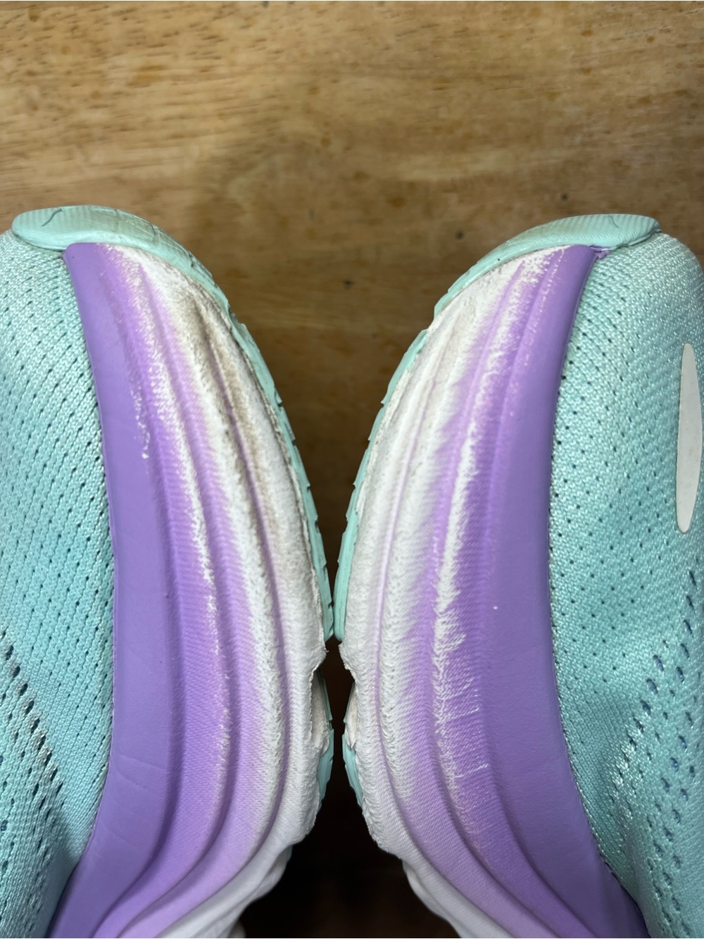 Hoka One One Bondi 8 Womens Size 7 Wide Running Shoes Sneakers Blue Purple - Picture 6 of 12